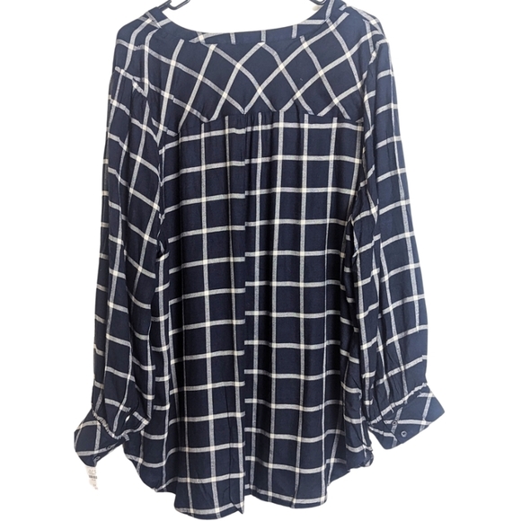 MWT Talbots Plus Rayon Pop-Over Tunic Top Women's 2X - Picture 8 of 9